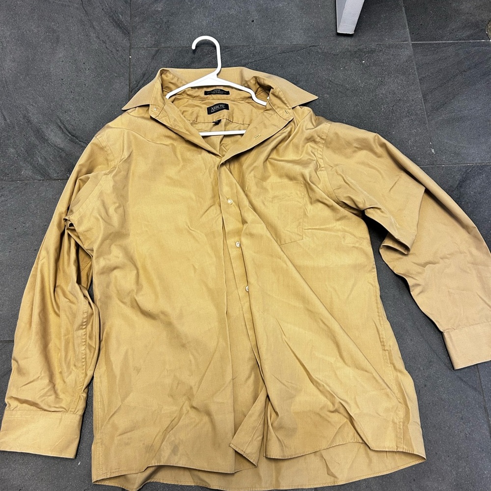 Arrow Khaki Poplin Shirt